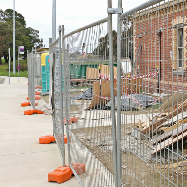 what's the process for arranging the removal of the temporary fence once my project or even is finished